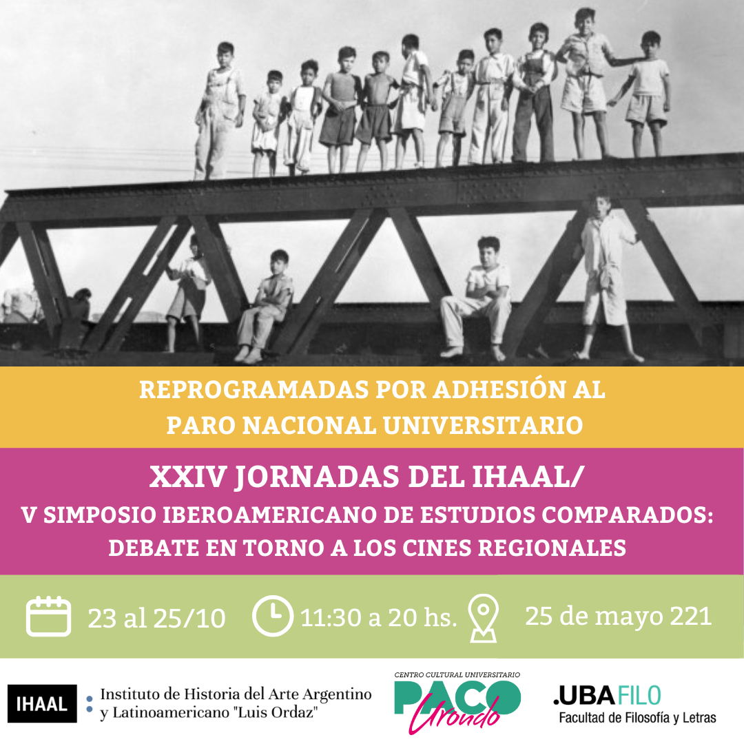 flyer de las Jornadas del IHAAL 2024