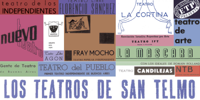 Imagen del flyer de la 3° Jornadas de Estudios sobre Teatro Independiente